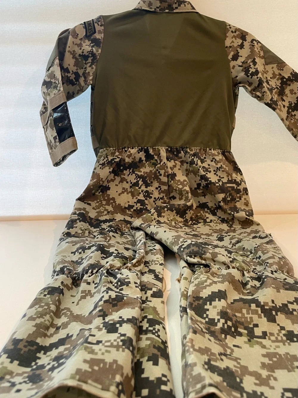 Military Style Tactical Jumpsuit in Olive & Digital Camo